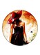 Woman Printed Fridge Magnet Multicolour