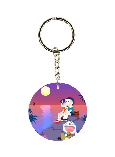 Doremon Printed Keychain