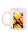 Fruits Printed Coffee Mug White/Yellow/Red 11ounce