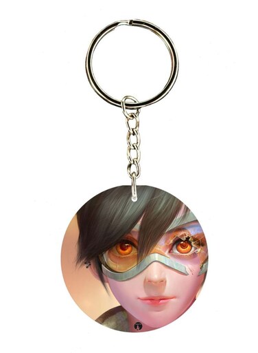 The Overwatch Video Game Printed Keychain