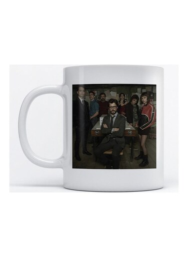 Mug La Casa De Papel For Coffee And Tea White