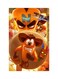Printed Fridge Magnet Multicolour 8.5x0.4x5.5cm
