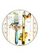 Vintage Art Printed Fridge Magnet Multicolour