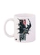 Batman Printed Coffee Mug White/Black/Red 11ounce