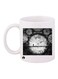 Clock Printed Mug White/Black Standard Size