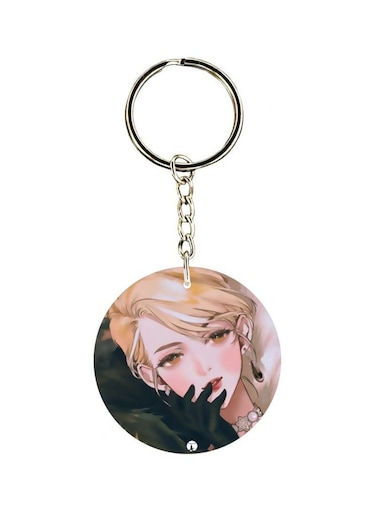 Girl Printed Keychain