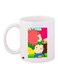 Cartoon Printed Coffee Mug White/Green/Pink