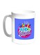 Back To School Printed Coffee Mug Blue/White/Pink