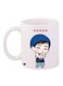 Cartoon Boy Printed Coffee Mug White/Blue/Pink