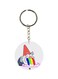 Double Sided Cartoon Printed Keychain