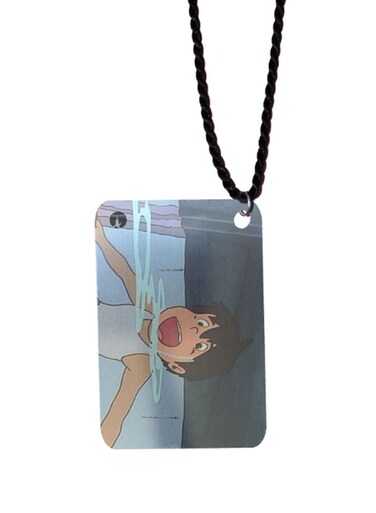 Adnan With Lina Printed Car Mirror Pendant
