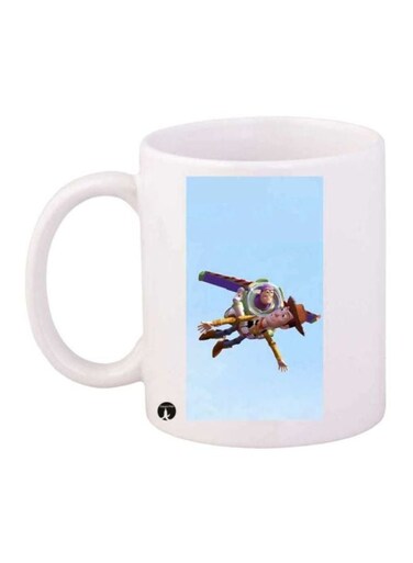 Toy Story Printed Coffee Mug White/Blue/Purple