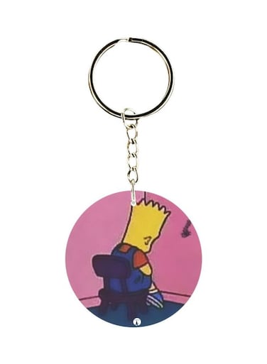 Cartoon Printed Keychain