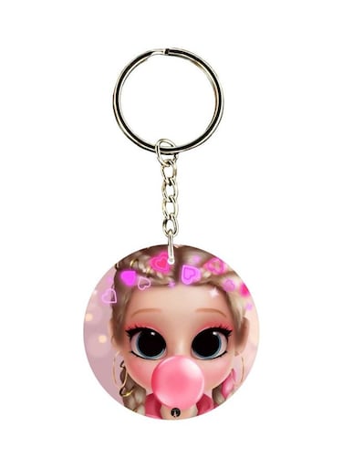 Cartoon Printed Keychain