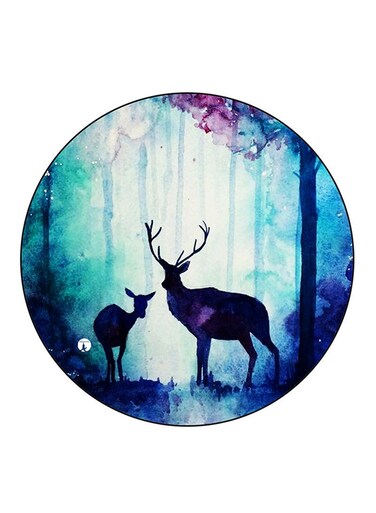 Deers Printed Fridge Magnet Multicolour