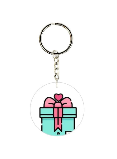 Gift Pack Printed Double Sided Keychain