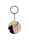 Girl Printed Double Sided Keychain