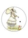 Vintage Art Printed Fridge Magnet Multicolour