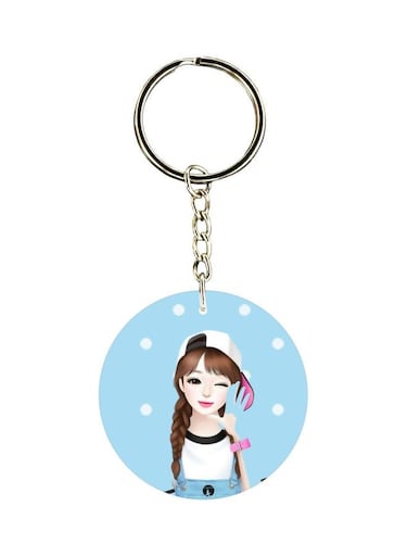 Printed Single Sided Keychain