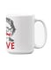 Premium Printed Ceramic Coffee Mug White/Red 350ml