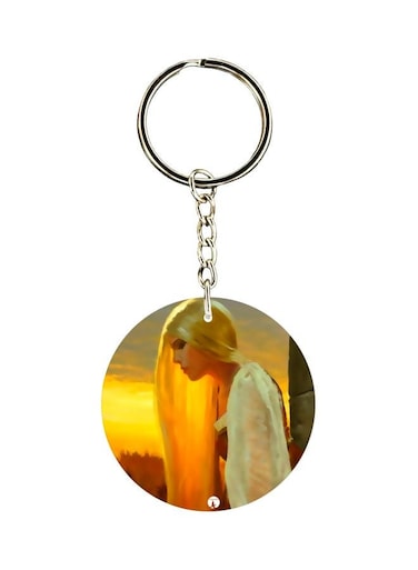 Double-Sided Cartoon Printed Keychain
