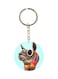 Printed Single Sided Keychain