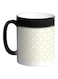 Stars Motifs Printed Colour Changing Coffee Mug Black 11ounce