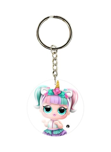 Cartoon Printed Keychain