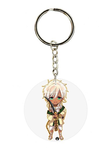 Double Sided Anime Magi Printed Keychain