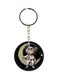 Double Sided Astronaut Cat Printed Keychain