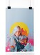 Billie Eilish Printed Metal Plate Poster A4 Multicolour 20cm