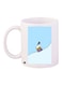Snoopy Printed Coffee Mug White/Blue/Purple 11ounce