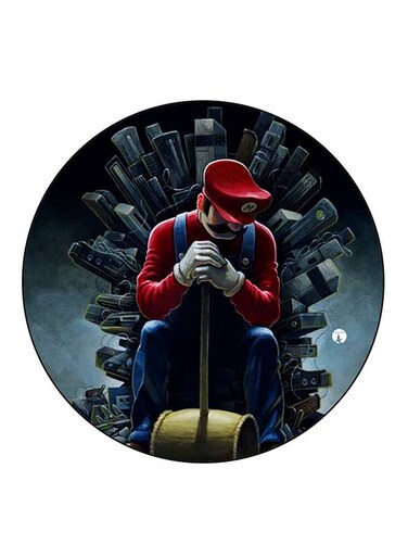 The Video Game Super Mario Printed Fridge Magnet Multicolour