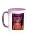 Enjoy The Summer Time Printed Coffee Mug Pink/White/Purple 11ounce