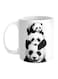 Pandas Printed Coffee Mug White/Black