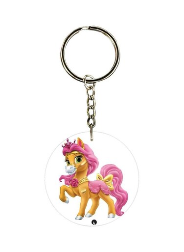Little Horse Printed Dual Sided Keychain
