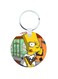 Simpsons Wooden Keychain