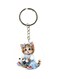 Cat Printed Dual Sided Keychain