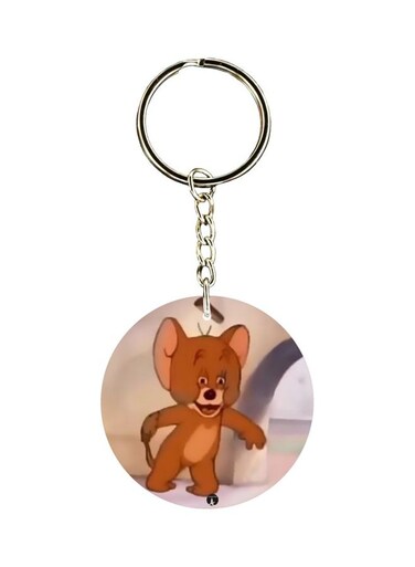 Jerry Printed Dual Sided Keychain