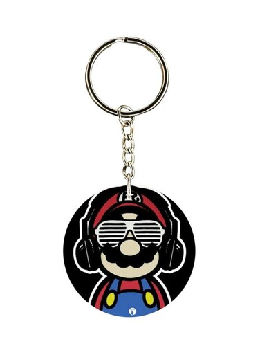 Super Mario Printed Keychain