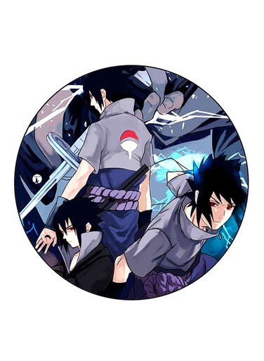 The Anime Naruto Printed Fridge Magnet Multicolour