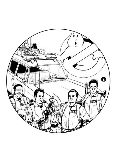 Ghostbusters Printed Fridge Magnet Multicolour