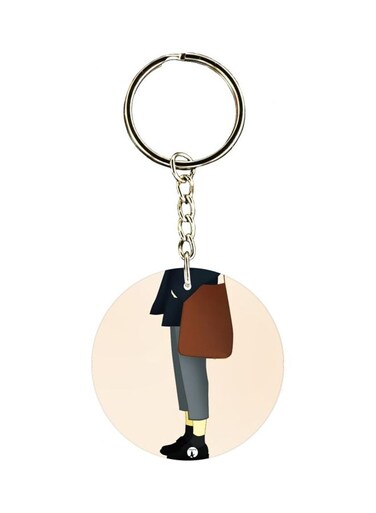 Printed Single Sided Keychain