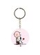 Cartoon Themed Single Sided Keychain
