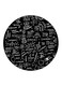 English Phrases Printed Fridge Magnet Round Multicolour