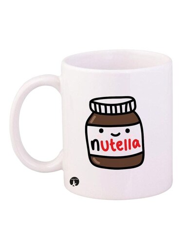 Drawing Of Nutella Coffee Mug White/Brown