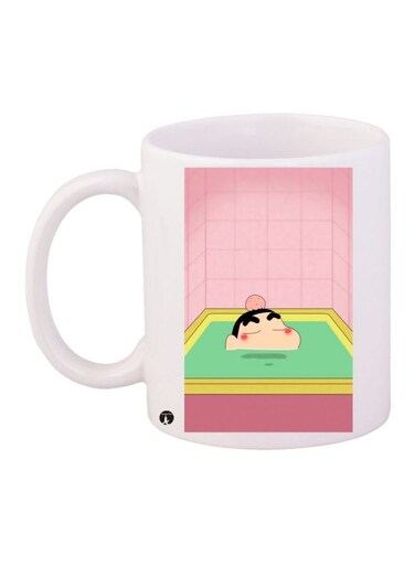 Shinchan Printed Coffee Mug White/Pink/Green
