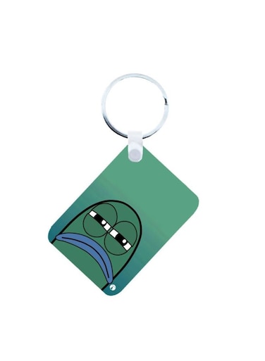Spongebob Printed Keychain Green/Black/White