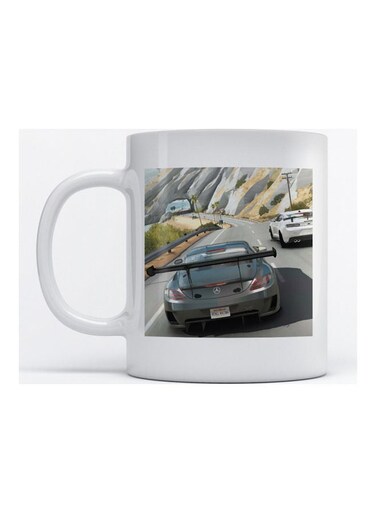 Mug Rebel Racing Game For Coffee And Tea White