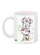 Minnie Mouse Printed Coffee Mug White/Grey/Yellow 11ounce